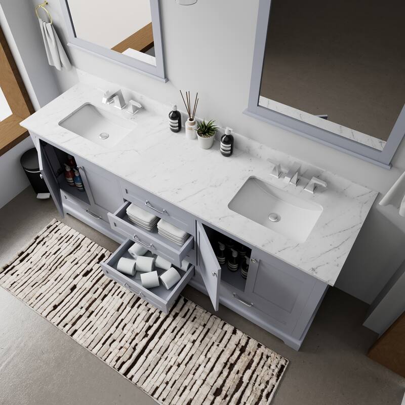 Dukes Bath Vanity No Top and Mirror