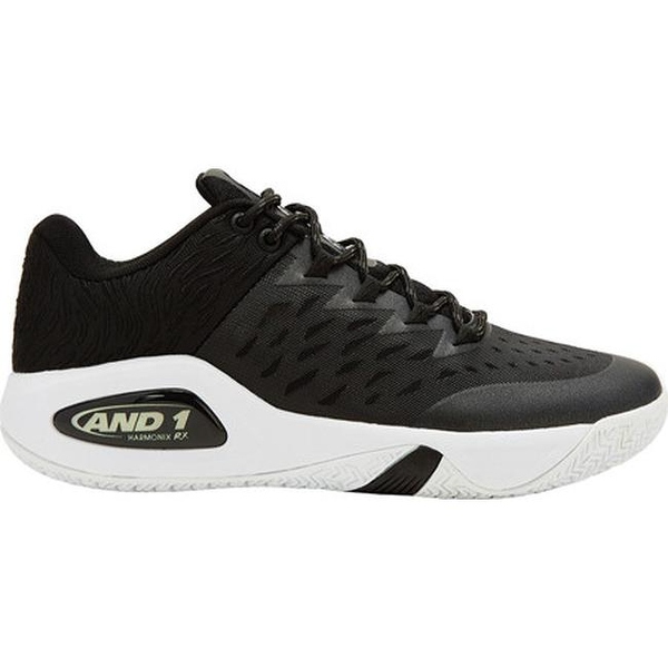 Shop AND1 Men�s Attack Low Basketball Shoe Black/Junebug