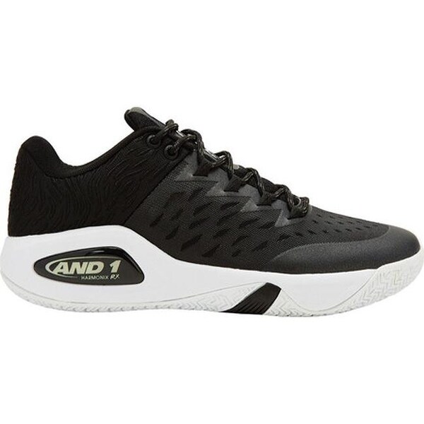 Shop AND1 Men�s Attack Low Basketball Shoe Black/Junebug