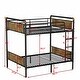 preview thumbnail 10 of 12, Twin XL Bunk Bed, Convertible, 15.9" Rails