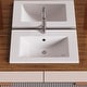 preview thumbnail 7 of 8, White Drop-in Sink 23.62" Porcelain Self-Rimming Rectangular Sink with Chrome Faucet and Drain Renovators Supply
