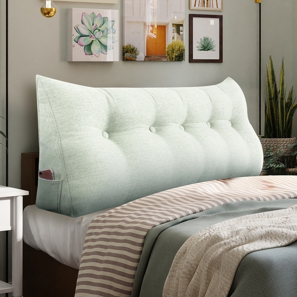 WOWMAX Queen Bed Headboard Wedge Pillow Backrest On Sale Bed Bath Beyond 30684414