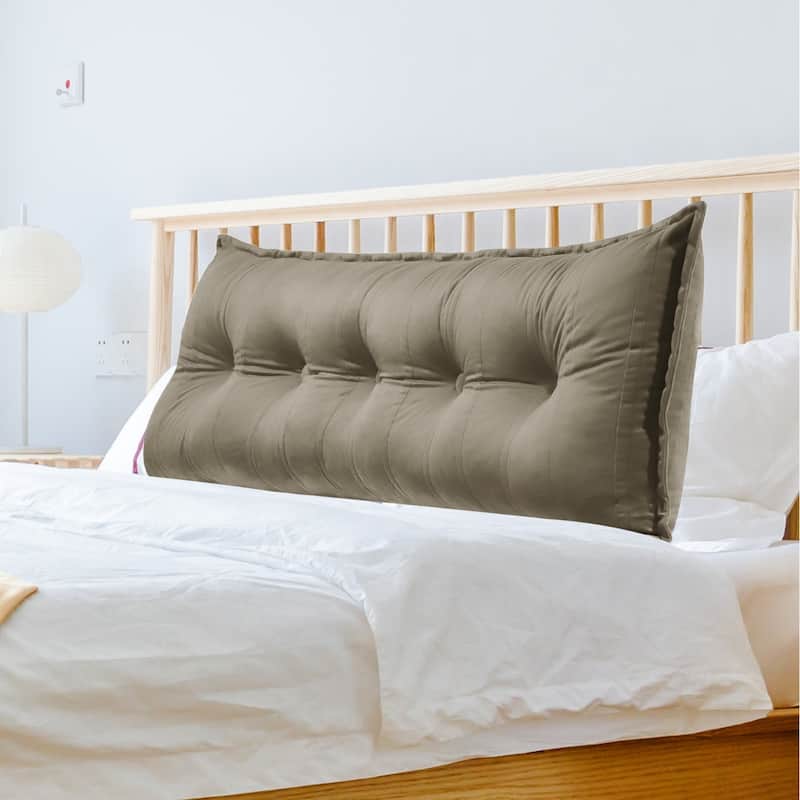 WOWMAX Button Tufted Body Pillow Decorative Side Sleeper Leg Pillow