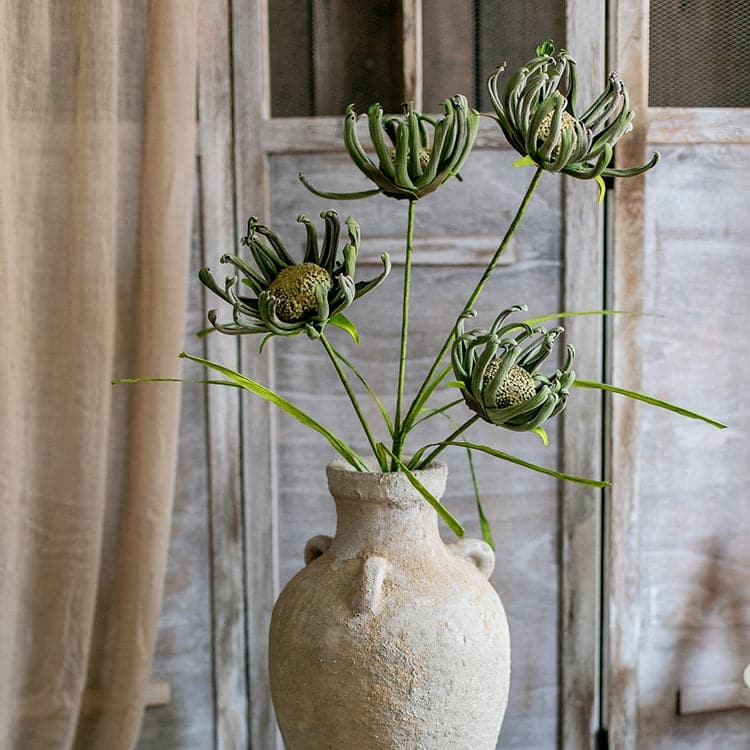 RusticReach Colored Art Sunflower Stem in Green 39" Tall