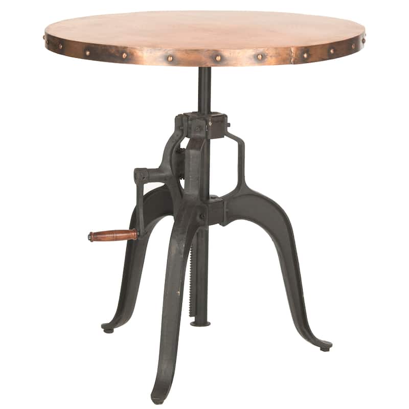 Safavieh Nesta Black Crank Table