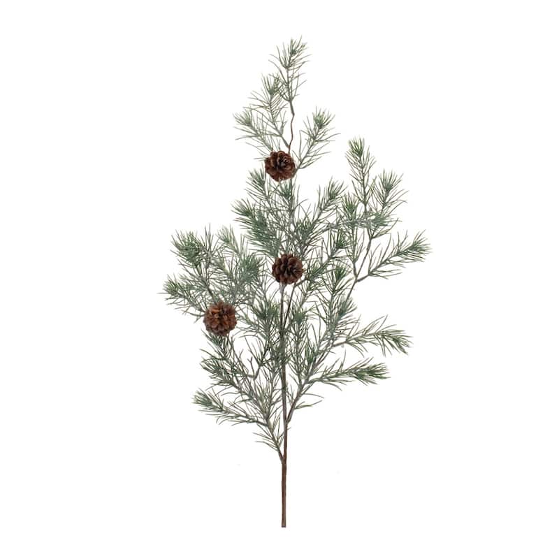 Pine Spray with Pinecones (Set of 2) - N/A
