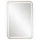 preview thumbnail 6 of 7, Uttermost Crofton Lighted Nickel Vanity Mirror - 22.25"W x 32.25"H x 2.13"D