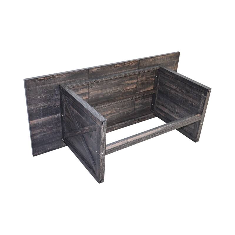 70.87" Farmhouse Large Dining Table for 6-8 People, Rectangular Wood Dining Table, Rustic Kitchen Dinner Table with X Solid Legs