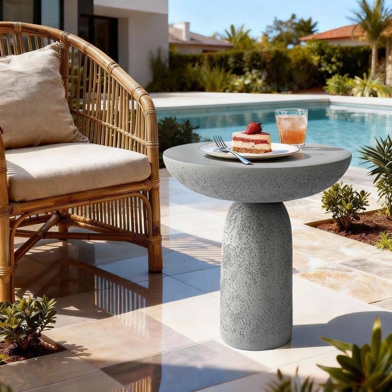 Round Side Table End Table