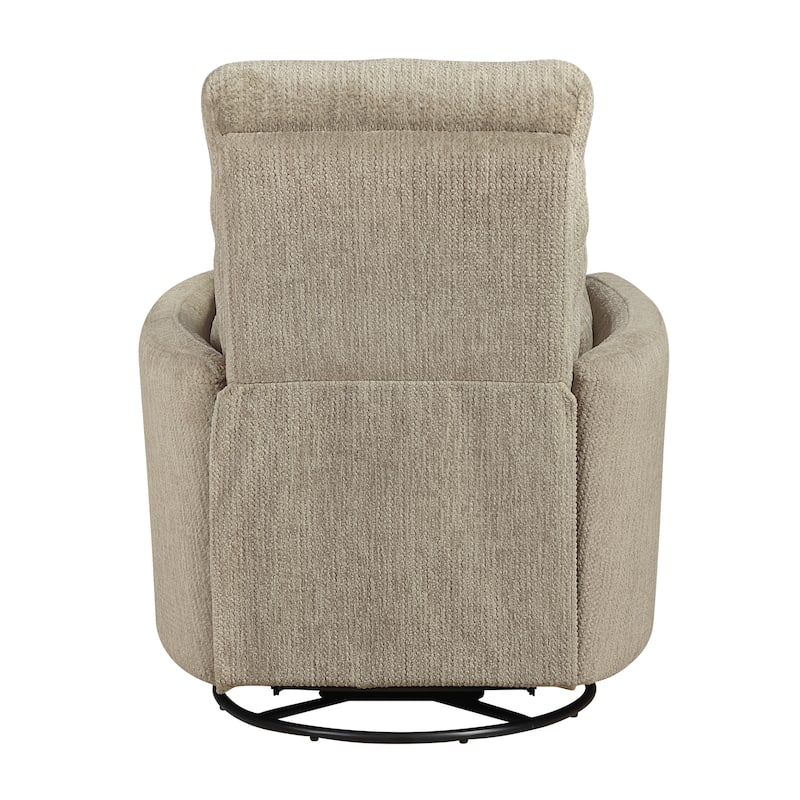 Abbeville 33" Microfiber Manual Swivel Glider Reclining Chair