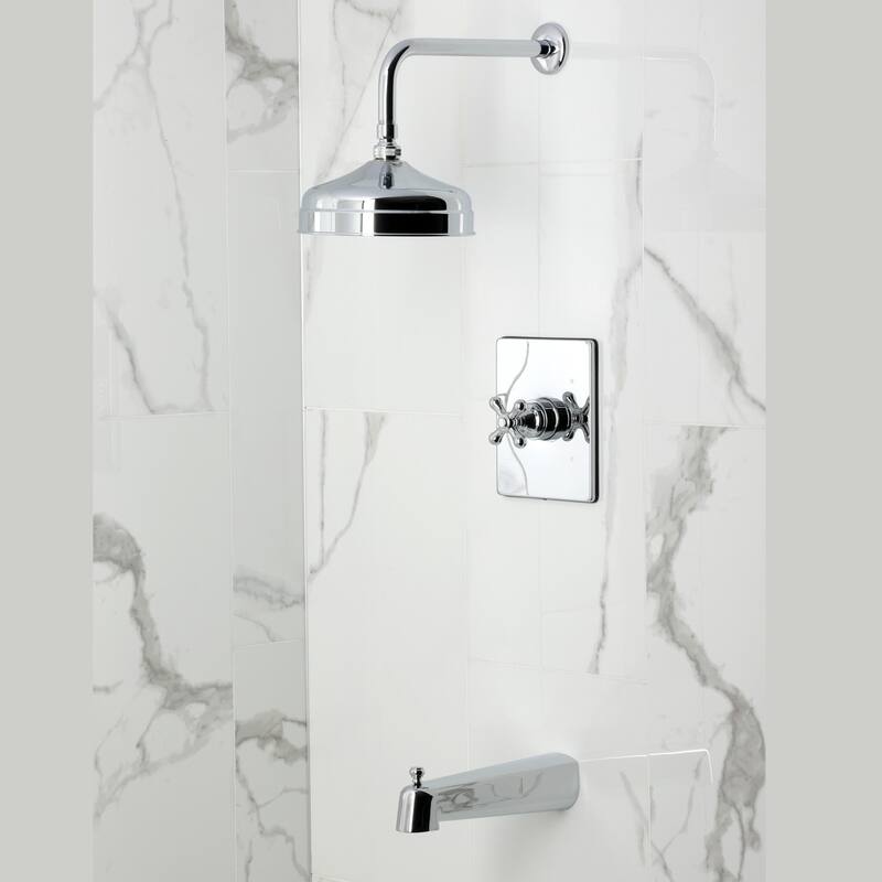 Kingston Brass Single-Handle Pressure Balanced Tub and Shower Faucet