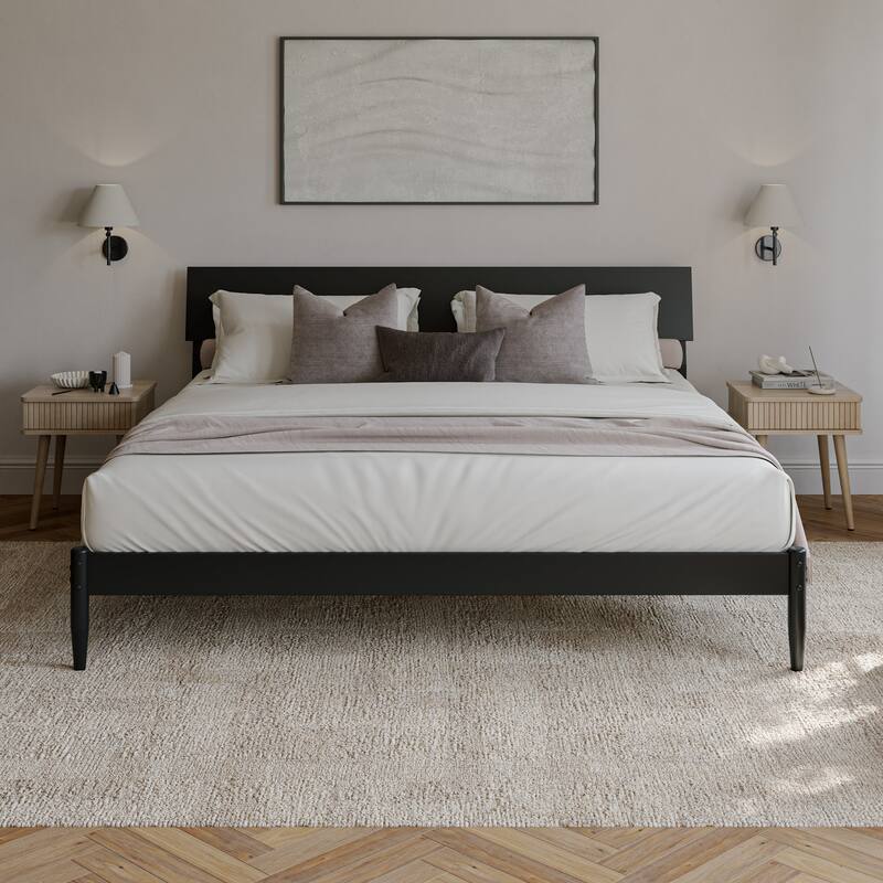 Bradford Platform Bed with Adjustable Headboard