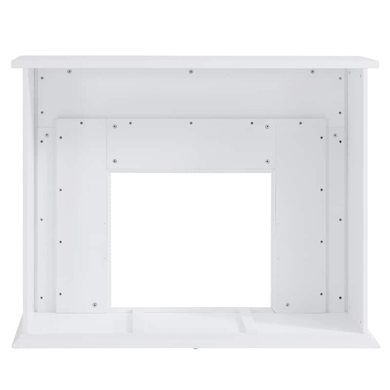 SEI Furniture Hebbington Tiled Fireplace - 50"W x 15"D x 39"H