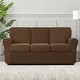 preview thumbnail 42 of 83, Subrtex 7-Piece Stretch Sofa Slipcover Sets with 3 Backrest Cushion Covers and 3 Seat Cushion Covers Coffee
