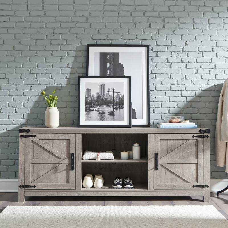 Farmhouse TV Stand, Television Console Table, Entertainment Center