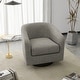 preview thumbnail 78 of 122, UIXE 360° Swivel Barrel Accent Chair Armchair For Living Room