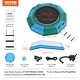 preview thumbnail 14 of 12, VEVOR Inflatable Water Bouncer Recreational Water Trampoline Portable Bounce Swim Platform with Slide for Pool Lake Water Sports
