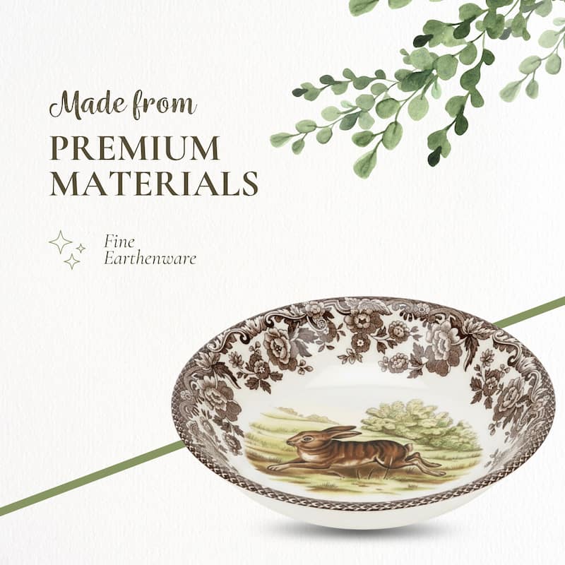 Spode Woodland Cereal Bowl Assorted Animals - 6.25 Inch