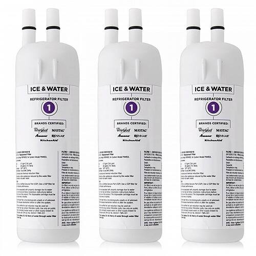 Original Water Filter Cartridge For Whirlpool Wrs325fdaw02 Wrs325fdaw04 Refrigerator Models 3 Pack Overstock 15355474