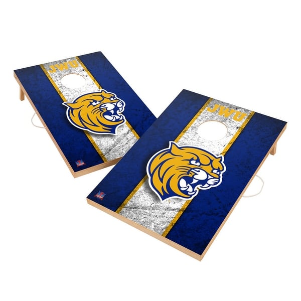 slide 2 of 5, Vintage Johnson & Wales Wildcats Regulation 2x4 Cornhole Set