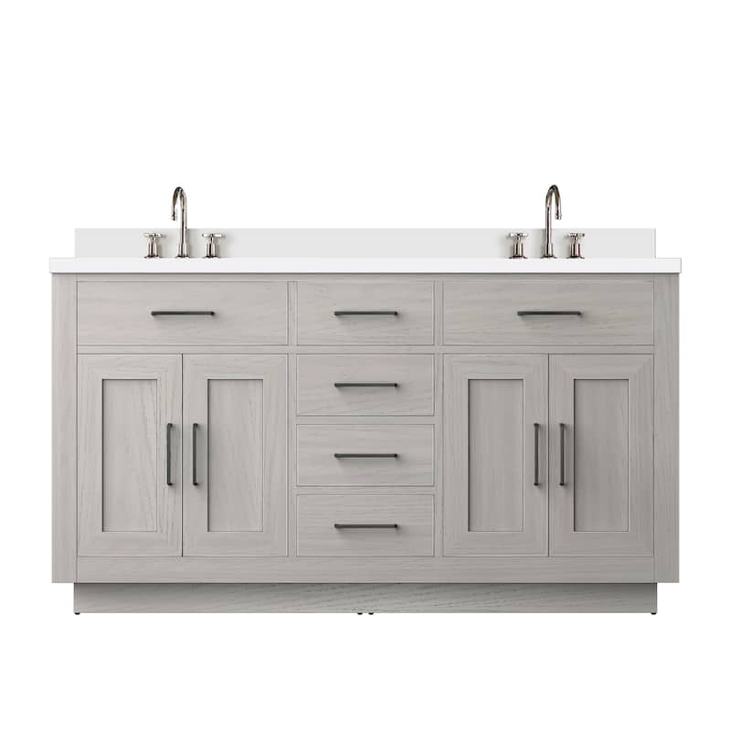 Abbey Bath Vanity with Quartz Top, Sink and Faucet