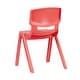 preview thumbnail 20 of 35, 4 Pack Plastic Stackable K-2 School Chair with 13.25"H Seat