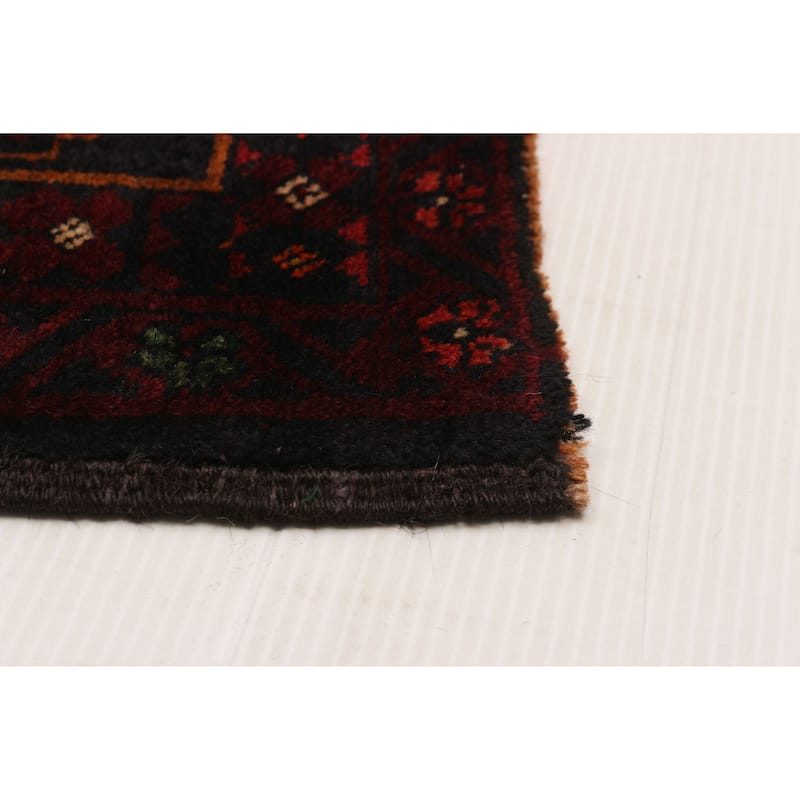 Teimani Red Rug 3'8" x 6'4" - 3'8 x 6'4