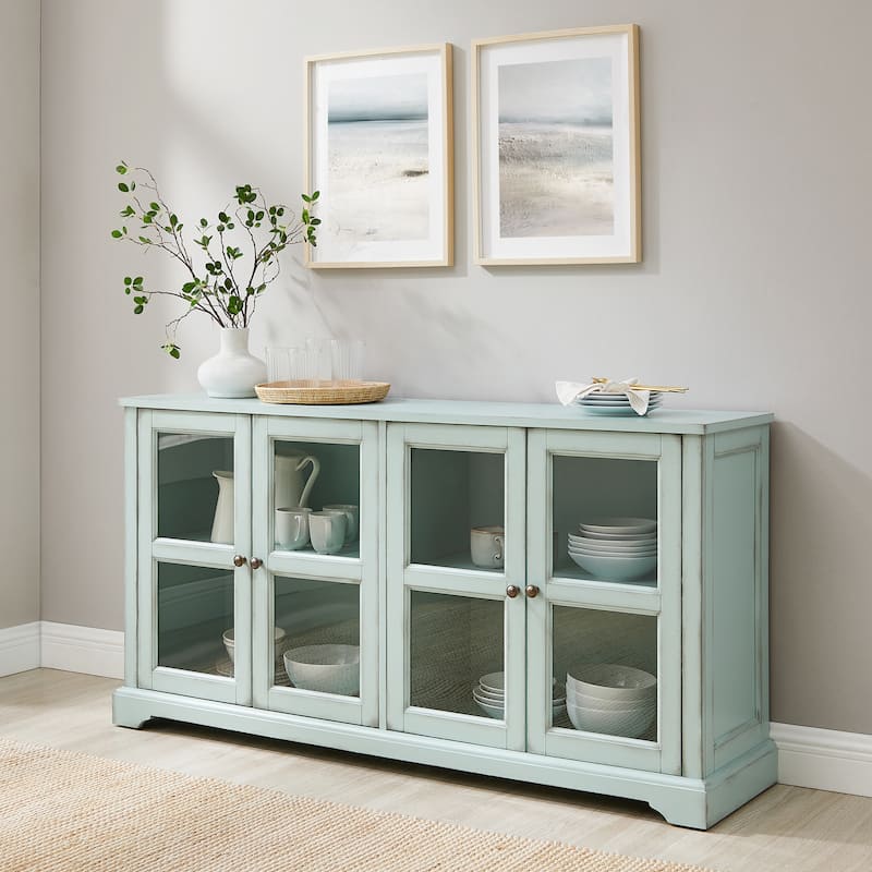 Crosley Holbrook Glass Door Sideboard