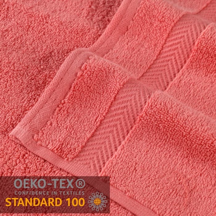 Superior Zero Twist Cotton Solid Soft Absorbent Hand Towel Set of 6