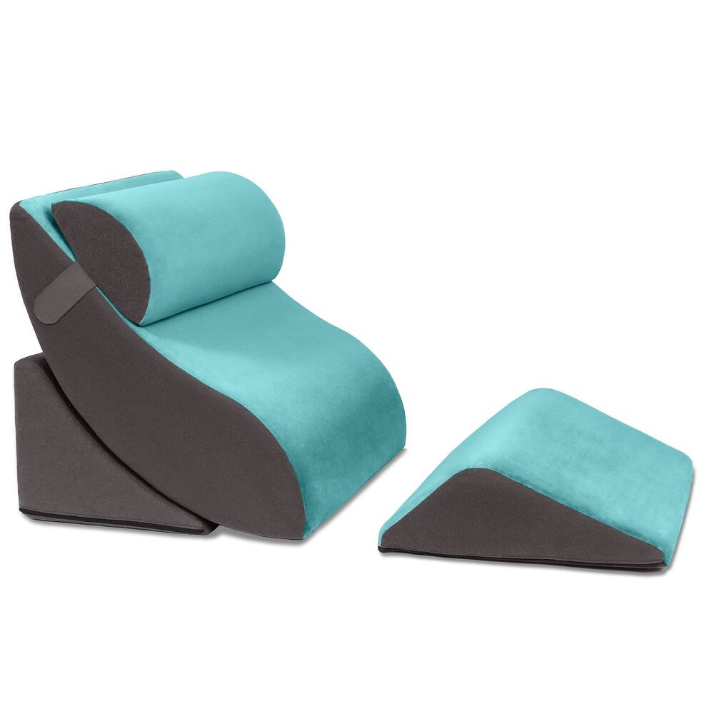 Avana Kind Bed Microvelvet 4-piece Support Pillow Comfort System