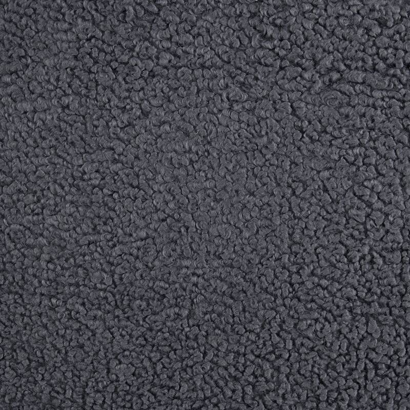 Hudson 26" Boucle Fabric Accent Chair - Black Finish Metal Legs