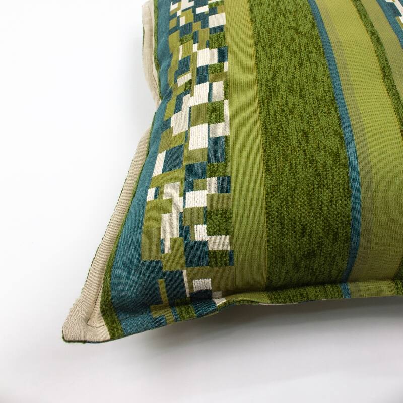 Jiti Indoor Patchwork Geometric Patterned Cotton Decorative Accent