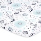 preview thumbnail 2 of 3, The Peanutshell Space Mini Crib, Playard Sheet 3 Pack Set