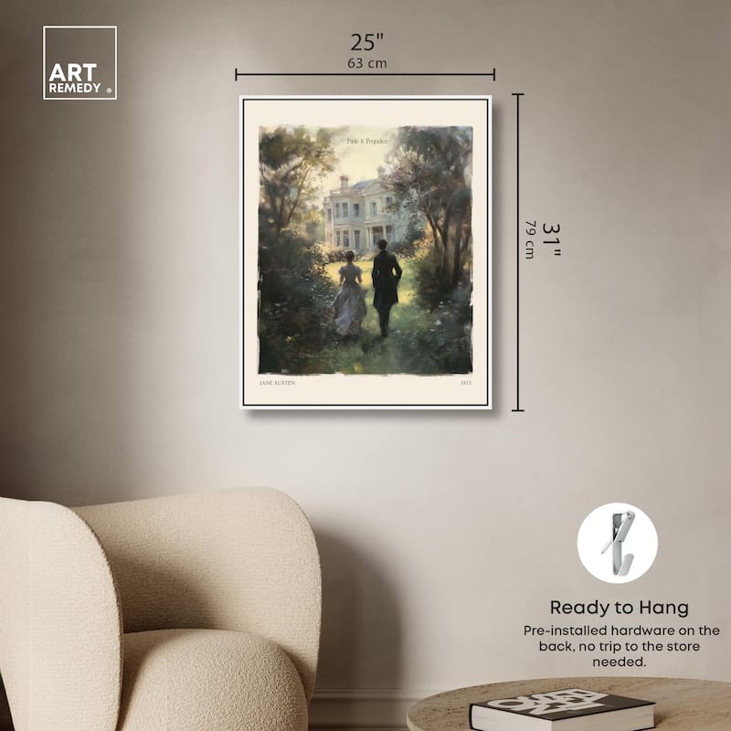 Pride and Prejudice Scene Canvas by Art Remedy
