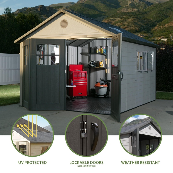 Lifetime Storage Building (11' x 11') - Bed Bath & Beyond Lifetime Storage Building (11' x 11') - Bed Bath & Beyond