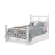 VECELO Metal Bed Frame with High Headboard and Footboard, Platform Beds with Heavy Duty Mattress Foundation