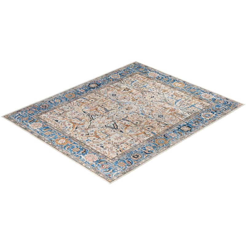 Serapi One-of-a-Kind Hand-Knotted Area Rug - Gray - 8' 0" x 9' 9"