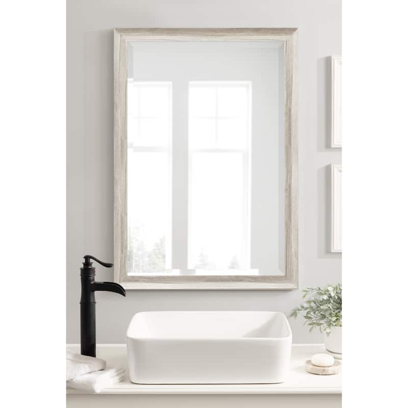 Kate and Laurel Dalphia Rectangle Bathroom Wall Mirror