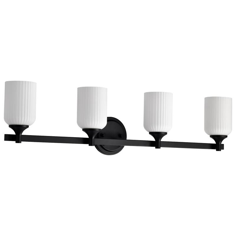 Nuvo Lighting 60/8644 Solara 4 Light 33" Wide Vanity Light - Matte Black