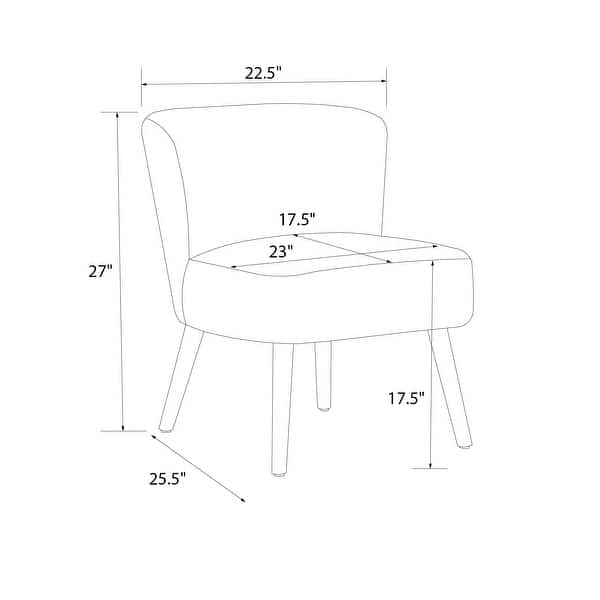 dimension image slide 1 of 4, Avenue Greene Eden Boucle Kids Accent Chair with Natural Legs