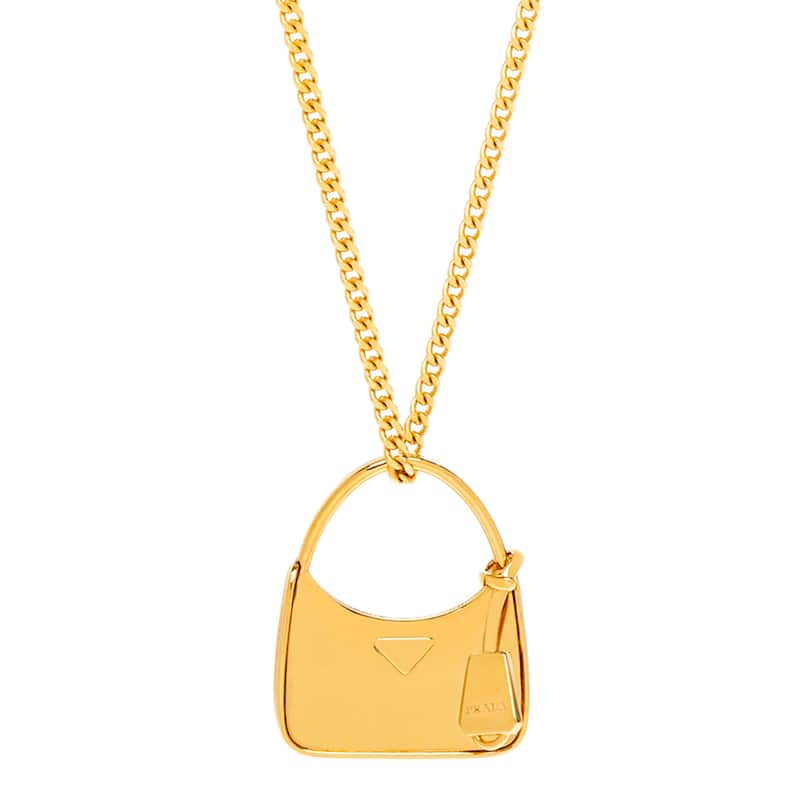 Prada Cleo Bag Necklace - Gold-tone - Gold-tone