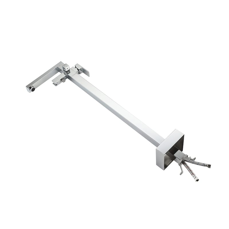 Indigo Home Floor Mounted Roman Tub Faucet with Handshower