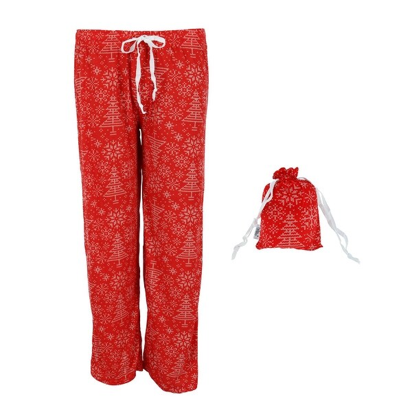 Red holiday pants
