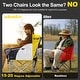 preview thumbnail 7 of 14, Heated Camping Chair Oversized, Padded Heated Chair Outdoor Sports, 3 Heating Levels Adjustable Camping Chairs for Adults