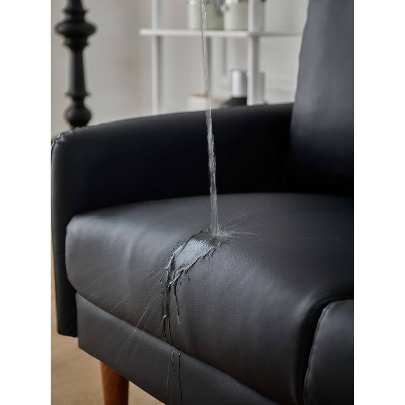 Faux leather 58'' Square Arm Loveseat