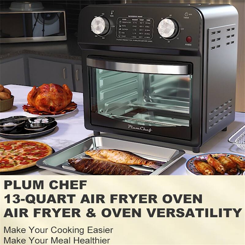 12.5 Quart 7-in-1 Stainless Steel Convection Toaster Oven, 1500W