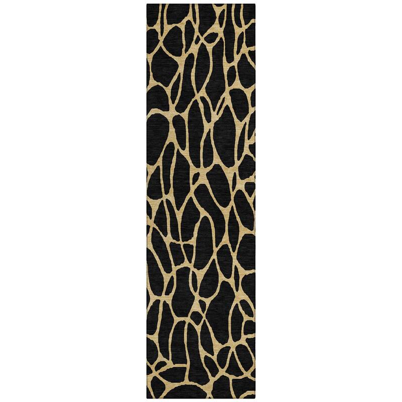 Machine Washable Indoor/ Outdoor Contemporary Chantille Rug