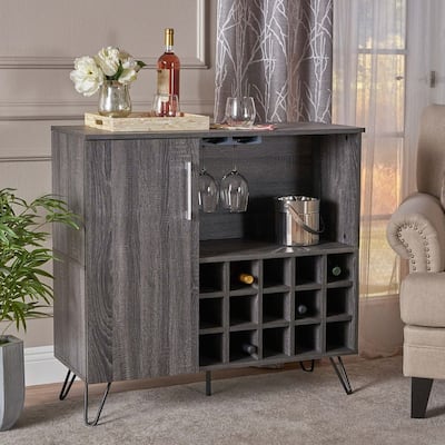 37.25" Modern WINE & BAR CABINET
