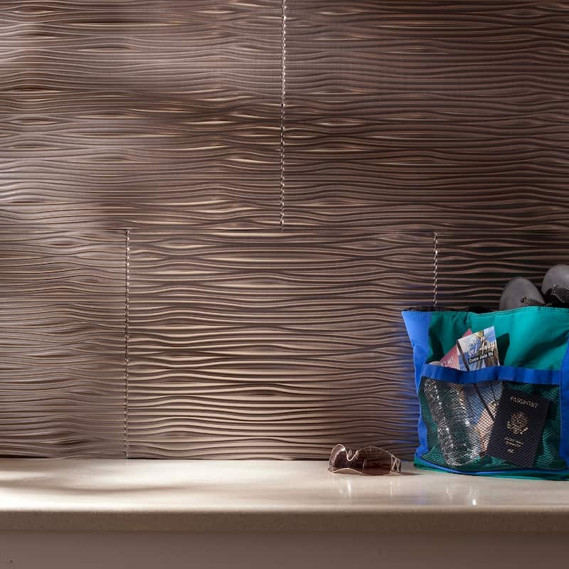 FASÄDE Waves Decorative Vinyl Backsplash Panel
