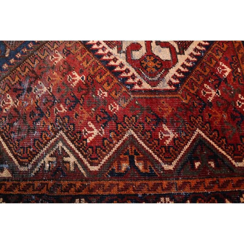 ECARPETGALLERY Hand-knotted Antalya Vintage Red Wool Rug - 4'9 x 9'11